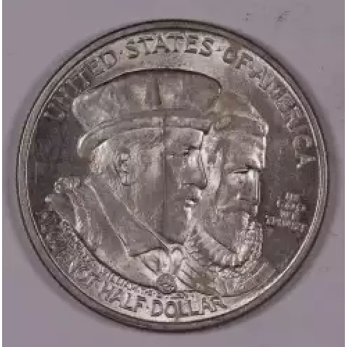 Classic Commemorative Silver--- Huguenot - Walloon Tercentenary 1924 -Silver- 0.5 Dollar