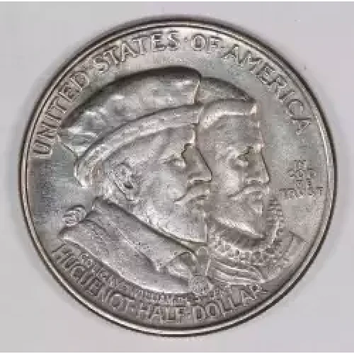 Classic Commemorative Silver--- Huguenot - Walloon Tercentenary 1924 -Silver- 0.5 Dollar