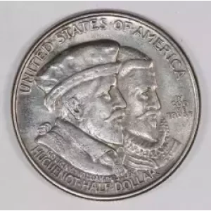 Classic Commemorative Silver--- Huguenot - Walloon Tercentenary 1924 -Silver- 0.5 Dollar