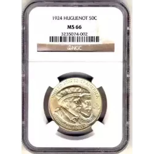 Classic Commemorative Silver--- Huguenot - Walloon Tercentenary 1924 -Silver- 0.5 Dollar (3)