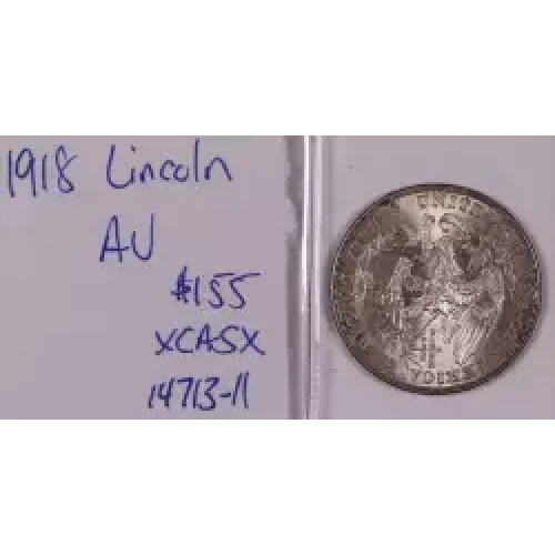 Classic Commemorative Silver--- Illinois Centennial 1918 -Silver- 0.5 Dollar