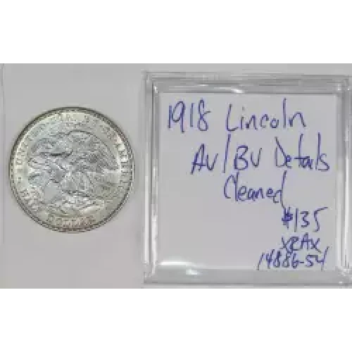 Classic Commemorative Silver--- Illinois Centennial 1918 -Silver- 0.5 Dollar