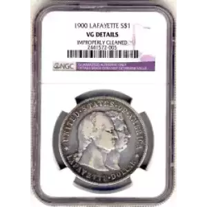 Classic Commemorative Silver--- Lafayette Dollar 1900 (3)