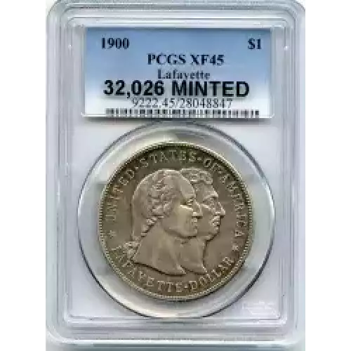Classic Commemorative Silver--- Lafayette Dollar 1900 (3)