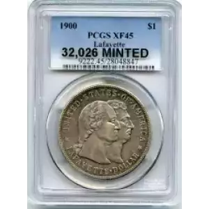 Classic Commemorative Silver--- Lafayette Dollar 1900 (3)