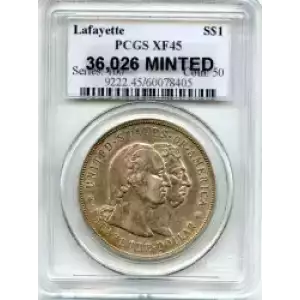 Classic Commemorative Silver--- Lafayette Dollar 1900 (3)
