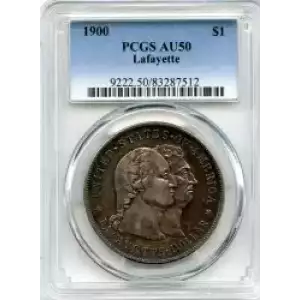 Classic Commemorative Silver--- Lafayette Dollar 1900 (3)