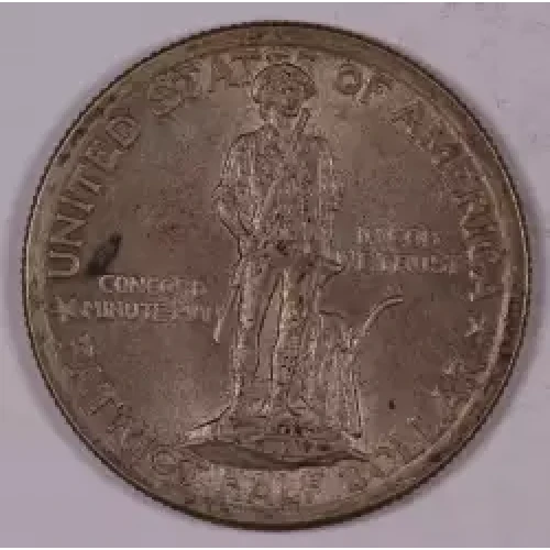 Classic Commemorative Silver--- Lexington - Concord Sesquicentennial 1925 -Silver- 0.5 Dollar