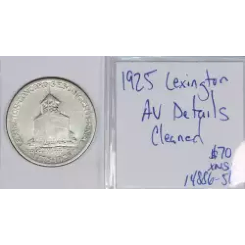 Classic Commemorative Silver--- Lexington - Concord Sesquicentennial 1925 -Silver- 0.5 Dollar