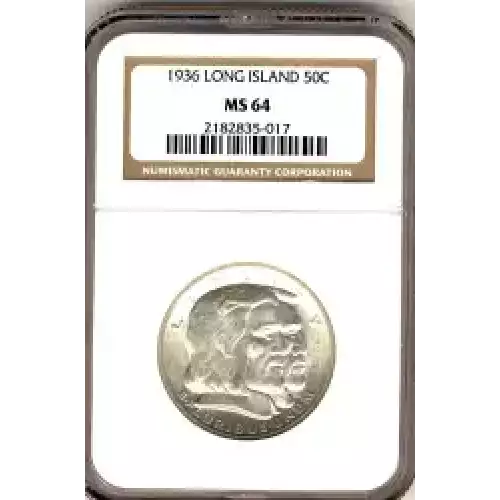 Classic Commemorative Silver--- Long Island Tercentenary 1936 -Silver- 0.5 Dollar (3)