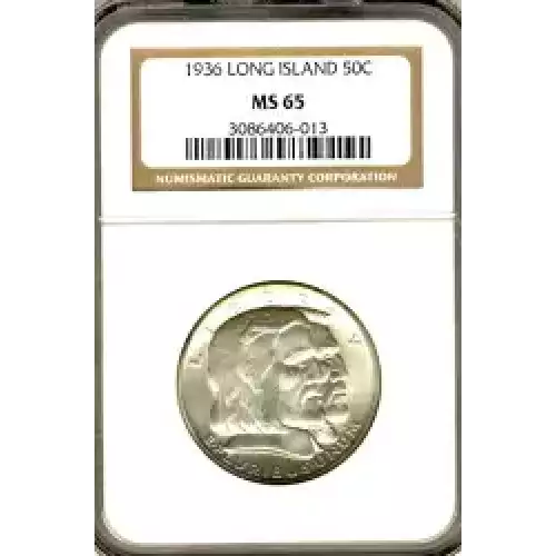 Classic Commemorative Silver--- Long Island Tercentenary 1936 -Silver- 0.5 Dollar (3)