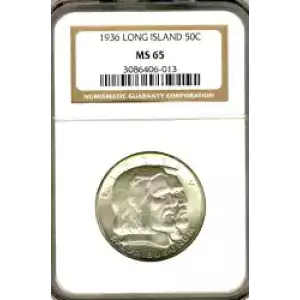 Classic Commemorative Silver--- Long Island Tercentenary 1936 -Silver- 0.5 Dollar (3)