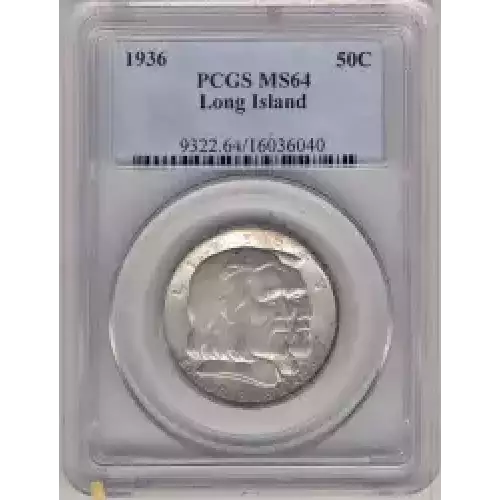 Classic Commemorative Silver--- Long Island Tercentenary 1936 -Silver- 0.5 Dollar (3)