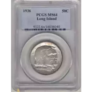 Classic Commemorative Silver--- Long Island Tercentenary 1936 -Silver- 0.5 Dollar (3)