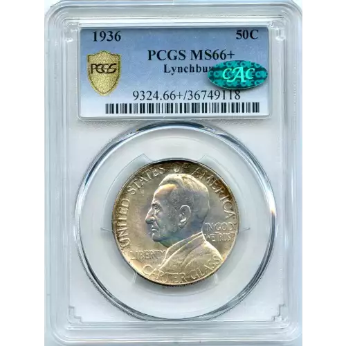 Classic Commemorative Silver--- Lynchburg, Virginia, Sesquicentennial 1936-Silver- 0.5 Dollar (3)