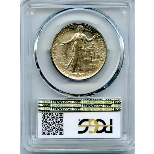 Classic Commemorative Silver--- Lynchburg, Virginia, Sesquicentennial 1936-Silver- 0.5 Dollar (3)