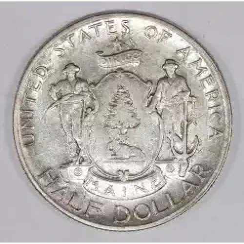 Classic Commemorative Silver--- Maine Centennial 1920-Silver- 0.5 Dollar