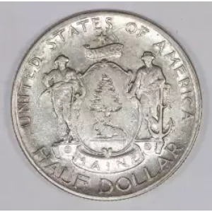 Classic Commemorative Silver--- Maine Centennial 1920-Silver- 0.5 Dollar
