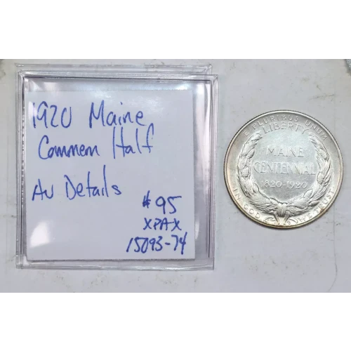 Classic Commemorative Silver--- Maine Centennial 1920-Silver- 0.5 Dollar