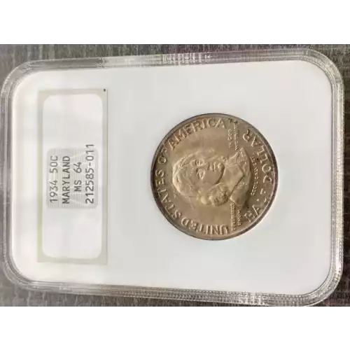 Classic Commemorative Silver--- Maryland Tercentenary 1934 -Silver- 0.5 Dollar (3)