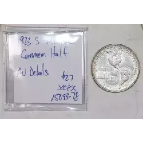 Classic Commemorative Silver--- Monroe Doctrine Centennial 1923 -Silver- 0.5 Dollar