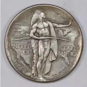 Classic Commemorative Silver Oregon Trail Memorial 1926 -1939 Silver -  0.5 Dollar