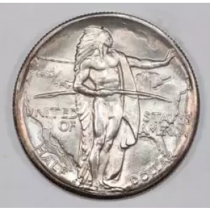 Classic Commemorative Silver Oregon Trail Memorial 1926 -1939 Silver -  0.5 Dollar