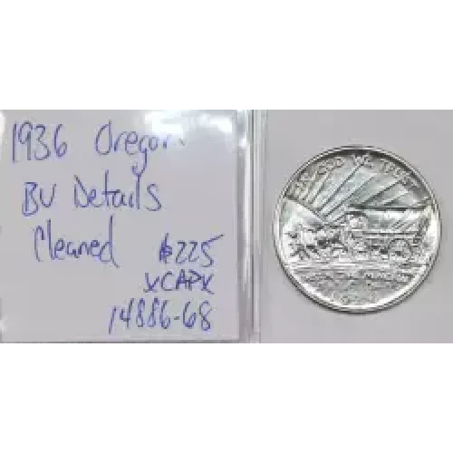 Classic Commemorative Silver Oregon Trail Memorial 1926 -1939 Silver -  0.5 Dollar