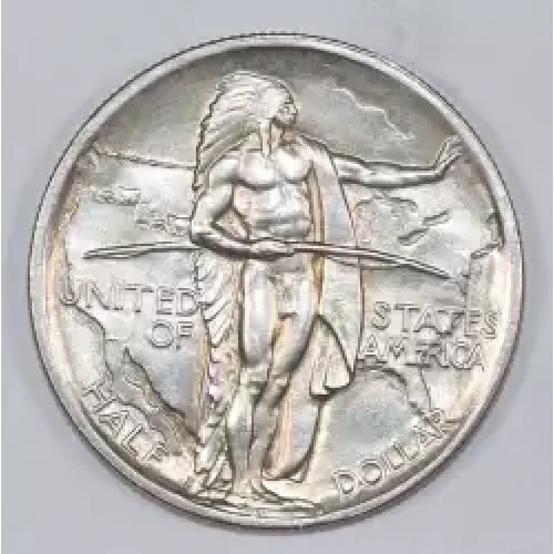 Classic Commemorative Silver Oregon Trail Memorial 1926 -1939 Silver -  0.5 Dollar