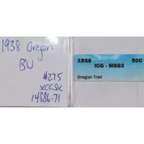 Classic Commemorative Silver Oregon Trail Memorial 1926 -1939 Silver -  0.5 Dollar