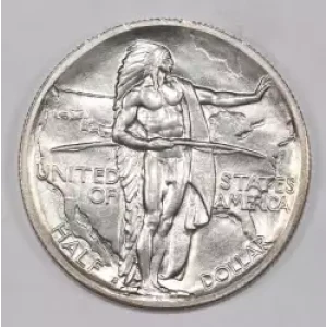 Classic Commemorative Silver Oregon Trail Memorial 1926 -1939 Silver -  0.5 Dollar
