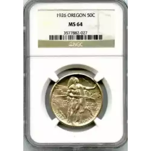 Classic Commemorative Silver Oregon Trail Memorial 1926 -1939 Silver -  0.5 Dollar (3)