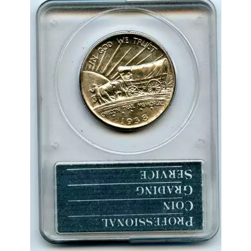 Classic Commemorative Silver Oregon Trail Memorial 1926 -1939 Silver -  0.5 Dollar (3)