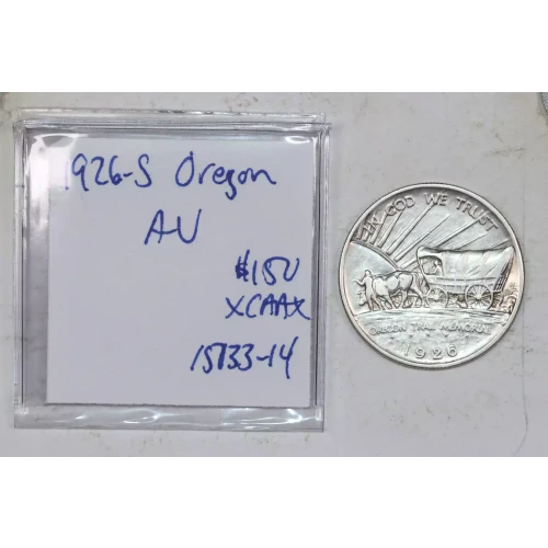 Classic Commemorative Silver Oregon Trail Memorial 1926 -1939 Silver -  0.5 Dollar