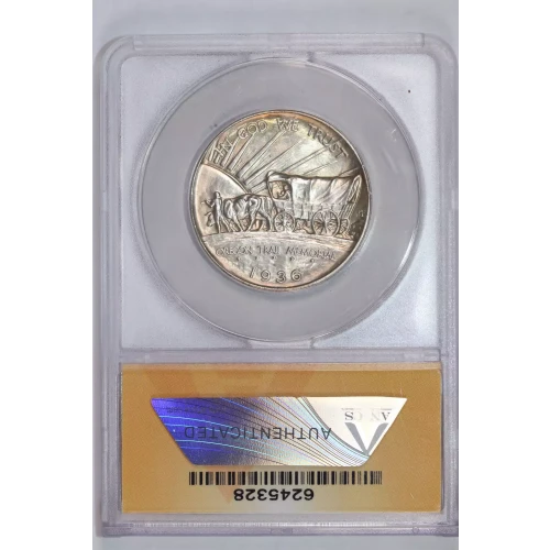 Classic Commemorative Silver Oregon Trail Memorial 1926 -1939 Silver -  0.5 Dollar