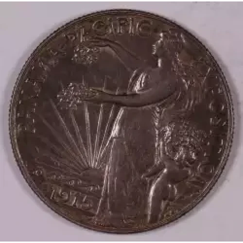 Classic Commemorative Silver--- Panama - Pacific Exposition 1915 -Silver- 0.5 Dollar