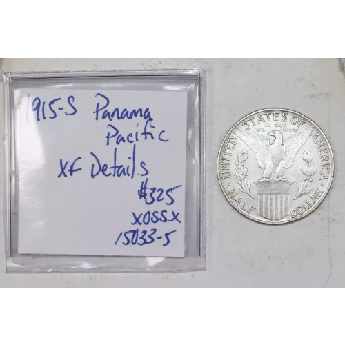 Classic Commemorative Silver--- Panama - Pacific Exposition 1915 -Silver- 0.5 Dollar