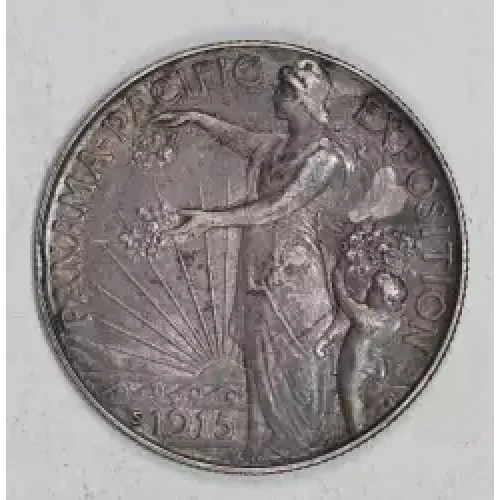 Classic Commemorative Silver--- Panama - Pacific Exposition 1915 -Silver- 0.5 Dollar
