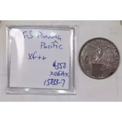 Classic Commemorative Silver--- Panama - Pacific Exposition 1915 -Silver- 0.5 Dollar