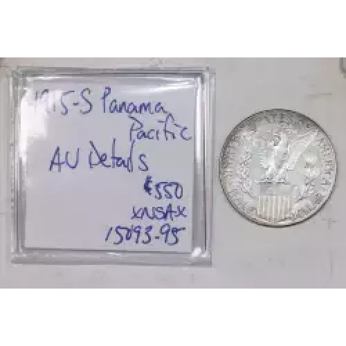 Classic Commemorative Silver--- Panama - Pacific Exposition 1915 -Silver- 0.5 Dollar
