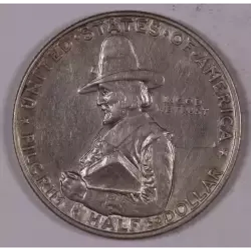 Classic Commemorative Silver--- Pilgrim Tercentenary 1920-1921-Silver- 0.5 Dollar
