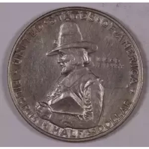Classic Commemorative Silver--- Pilgrim Tercentenary 1920-1921-Silver- 0.5 Dollar