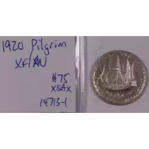 Classic Commemorative Silver--- Pilgrim Tercentenary 1920-1921-Silver- 0.5 Dollar