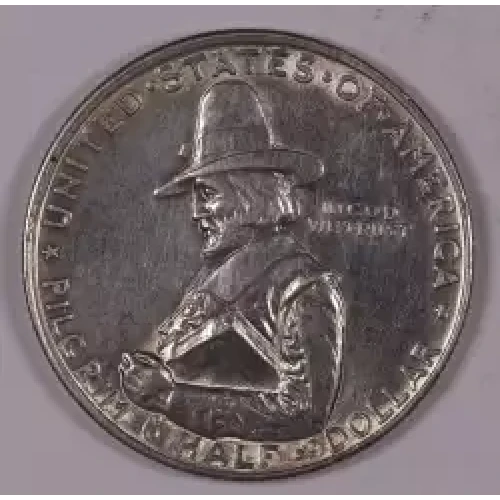 Classic Commemorative Silver--- Pilgrim Tercentenary 1920-1921-Silver- 0.5 Dollar