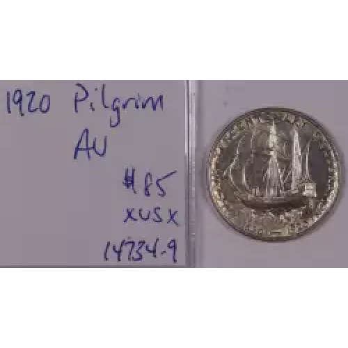 Classic Commemorative Silver--- Pilgrim Tercentenary 1920-1921-Silver- 0.5 Dollar