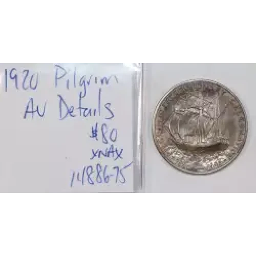 Classic Commemorative Silver--- Pilgrim Tercentenary 1920-1921-Silver- 0.5 Dollar