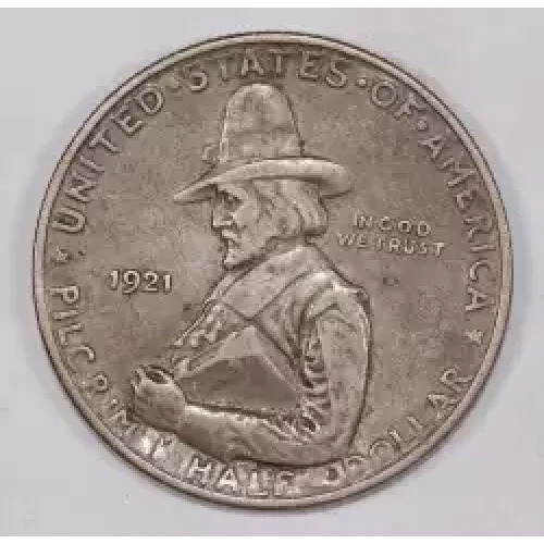 Classic Commemorative Silver--- Pilgrim Tercentenary 1920-1921-Silver- 0.5 Dollar