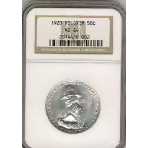 Classic Commemorative Silver--- Pilgrim Tercentenary 1920-1921-Silver- 0.5 Dollar (3)