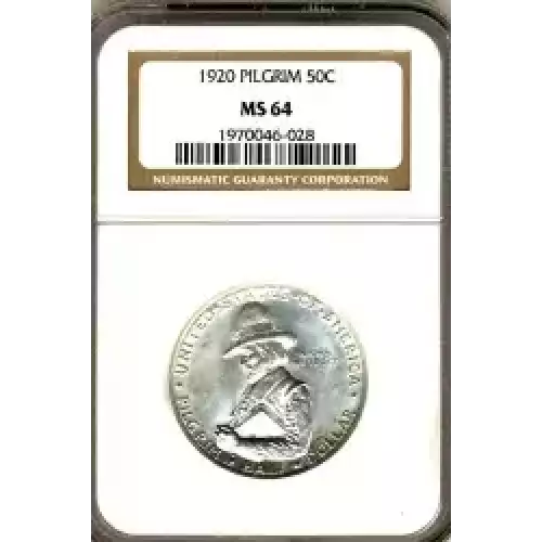 Classic Commemorative Silver--- Pilgrim Tercentenary 1920-1921-Silver- 0.5 Dollar (3)