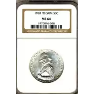 Classic Commemorative Silver--- Pilgrim Tercentenary 1920-1921-Silver- 0.5 Dollar (3)